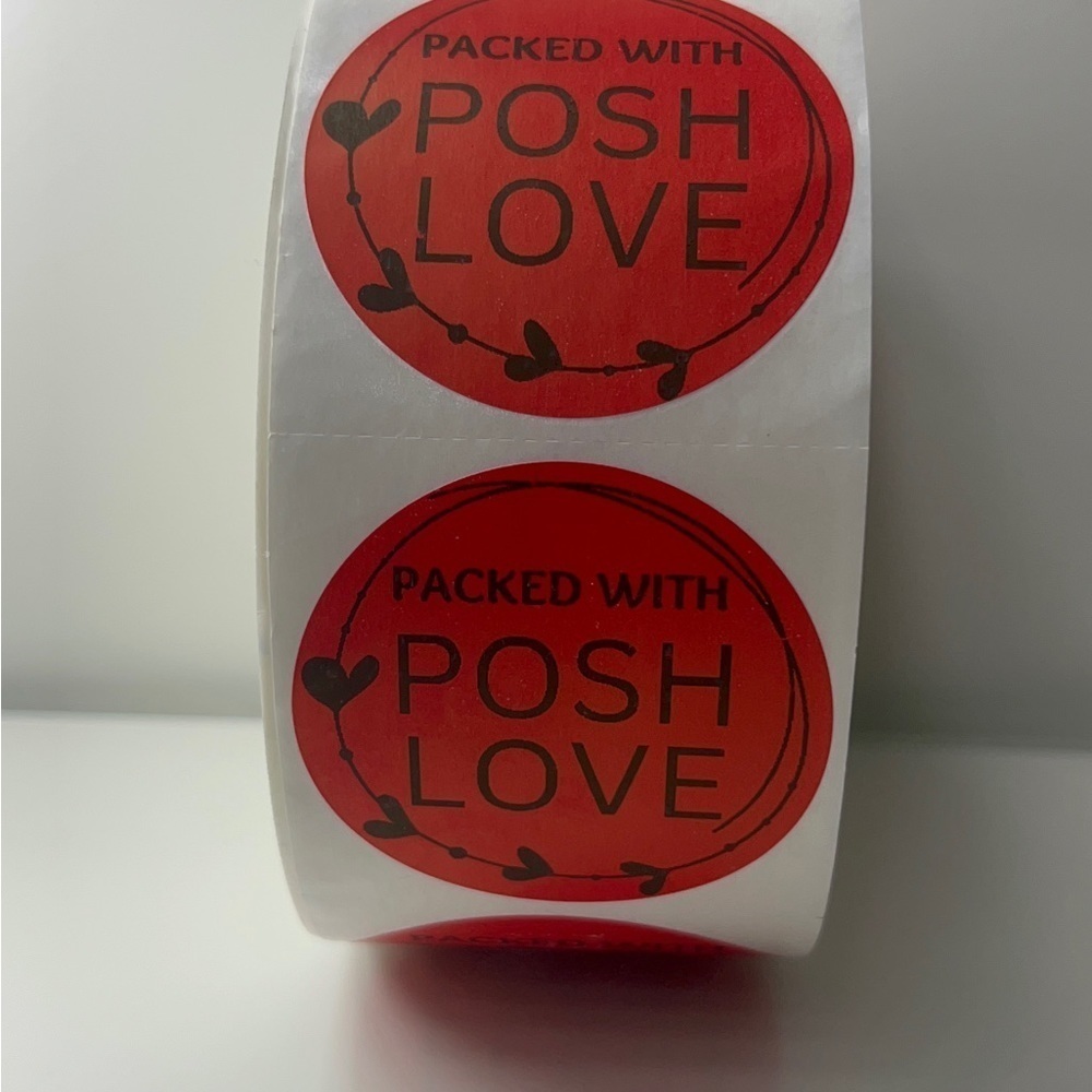 100 Thank You Stickers for poshmark 2 in round | Shipping Supplies | NWT​​ - Picture 4 of 5